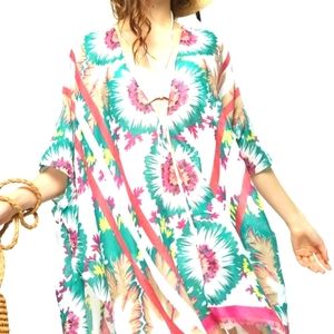 BOUTIQUE  Kollie More Glitter Sunflower Kimono dress